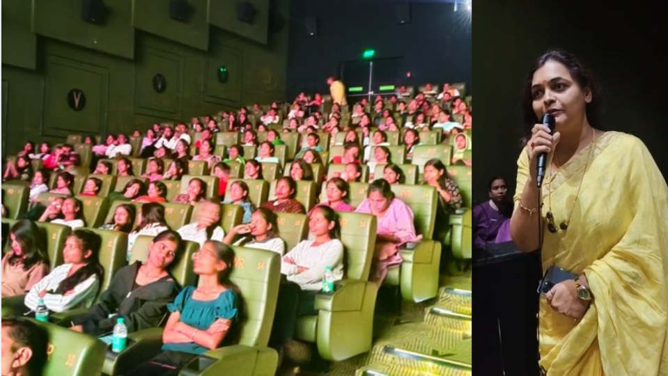 भाजपा पार्षद डॉ. अनामिका सिंह ने कराई फिल्म स्क्रीनिंग: 250 छात्राओं को दिखी ‘The Kerala Story 2’