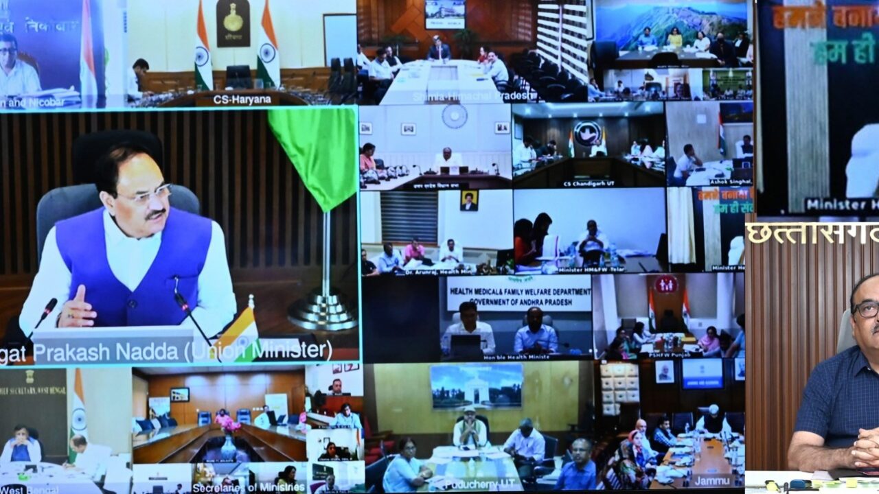 टीबी मुक्त भारत पर नड्डा की सख्ती: राज्यों के स्वास्थ्य मंत्रियों-चीफ सेक्रेटरी की बैठक, बोले—‘मरीजों की जल्द पहचान ही जीत की कुंजी’
