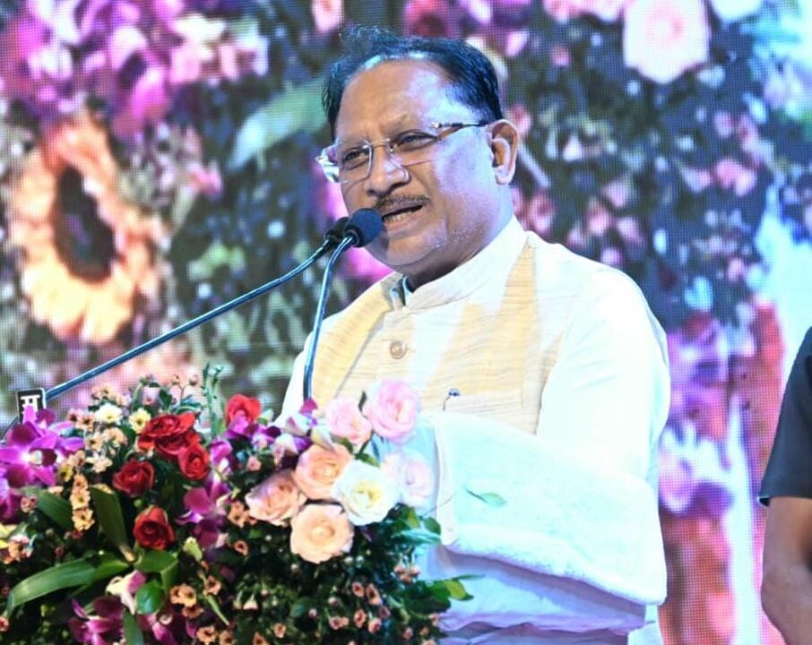 सीजी टेंट एंड डेकोर एक्सपो-2026 में शामिल हुए मुख्यमंत्री विष्णुदेव साय, बोले -“मजबूत अधोसंरचना और उद्योग अनुकूल नीतियों से तेजी से आगे बढ़ रहा छत्तीसगढ़”