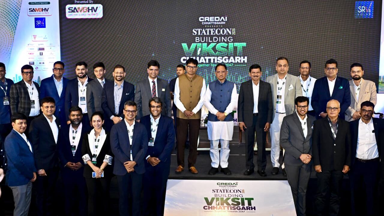 रियल एस्टेट बनेगा विकसित छत्तीसगढ़ का ग्रोथ इंजन: CM साय बोले- 2047 तक आधुनिक शहर, बेहतर आवास और मजबूत इंफ्रास्ट्रक्चर पर जोर