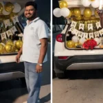 रायपुर के नायब तहसीलदार ने बिलासपुर में सड़क पर मनाया बर्थडे: आधी रात कार की डिक्की खोलकर काटा केक, आतिशबाजी पर FIR